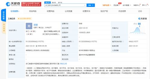 森马在浙江参股成立新公司，拓展AI应用软件开发业务